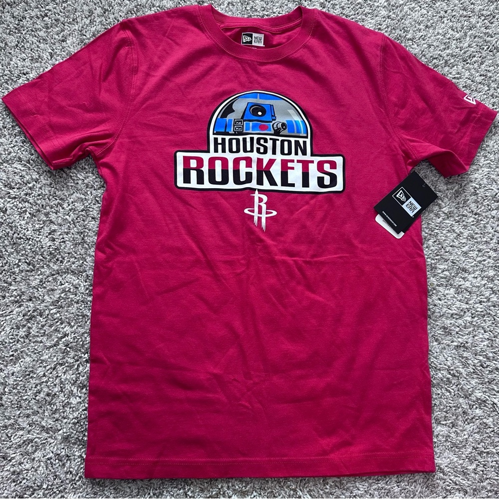 NWT Houston Rockets Star Wars R2D2 shirt